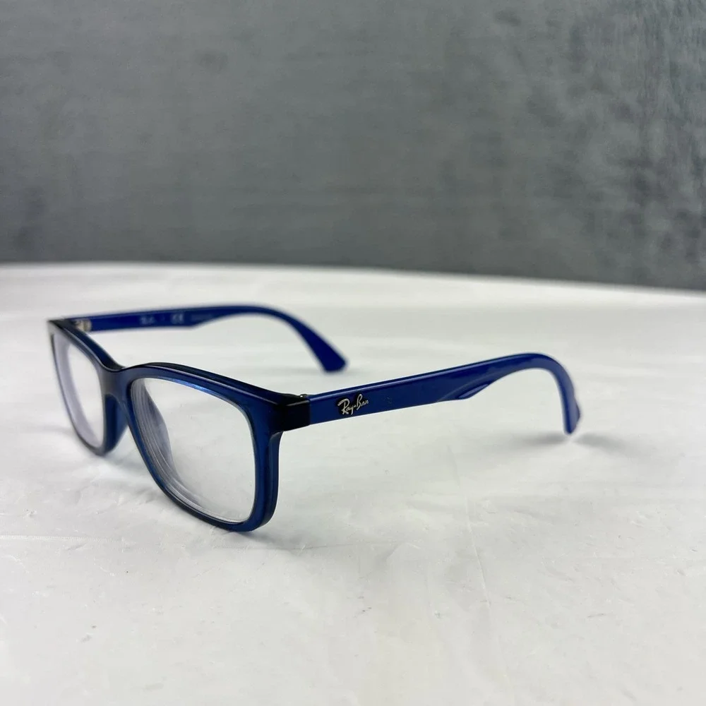 Ray-Ban RB 1562 3686 Blue Rectangular Eyeglasses Frames 48-16-125 Kids Junior